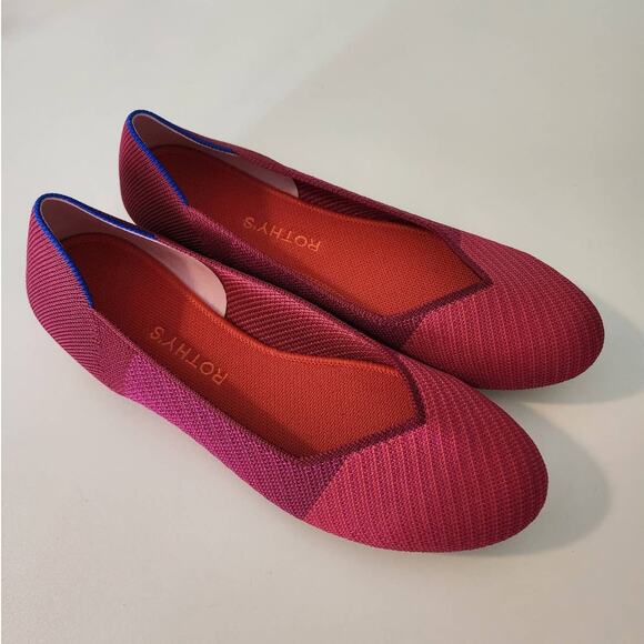Rothy's Pomegranate Pop Flats Size 10.5 - Picture 1 of 7